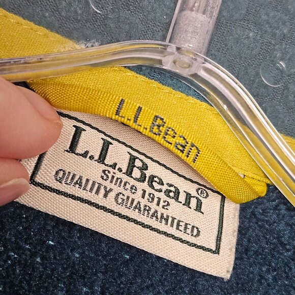 LL Bean Jacket Mens Large Teal Blue Adventure Hybrid Fleece Full Zip - Picture 5 of 11